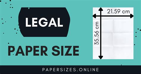 legal size paper in cm 8.5 x 13|Legal Size Paper Dimensions.
